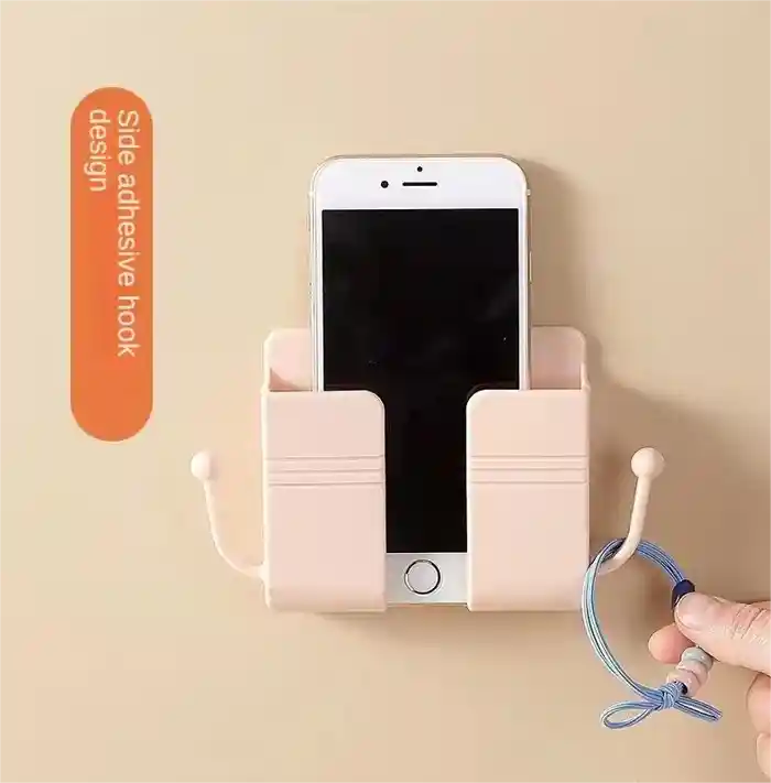 Mobile Phone Wall Holder Universal Cellphone Charge Hook Hanging Stand Bracket Hooks Charging Dock Mobile Phone Accessories